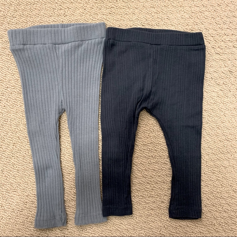 Kate Quinn Blue Cotton Leggings Set 18-24 months